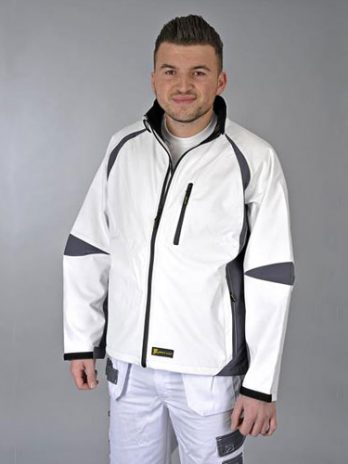 Soft Shell Jacket white/grey