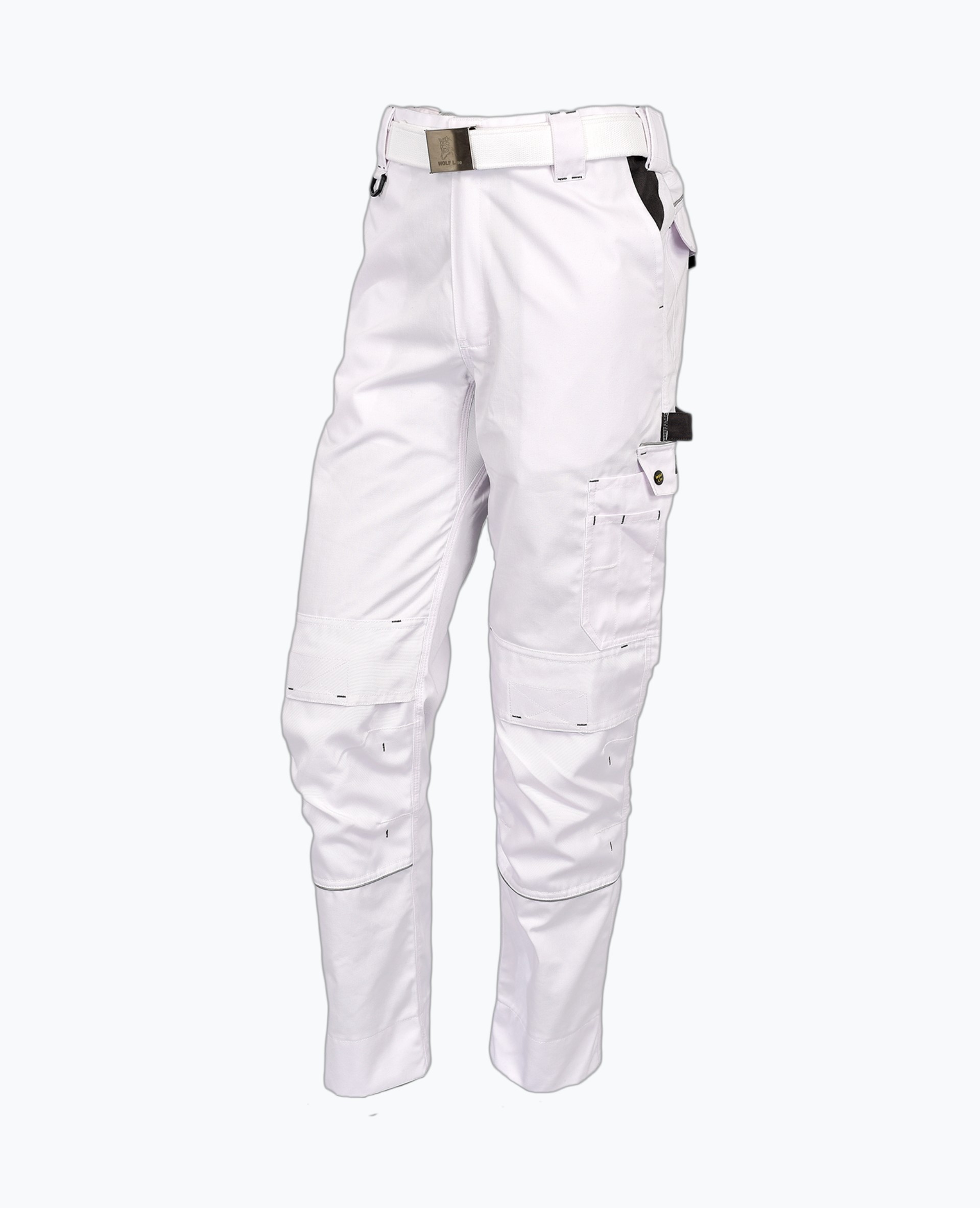 Salopette De Travail Unisex Blanche - Taille 44-64 - Pantalon De Peintre Résistant